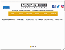 Tablet Screenshot of movementstudiopittsburgh.com